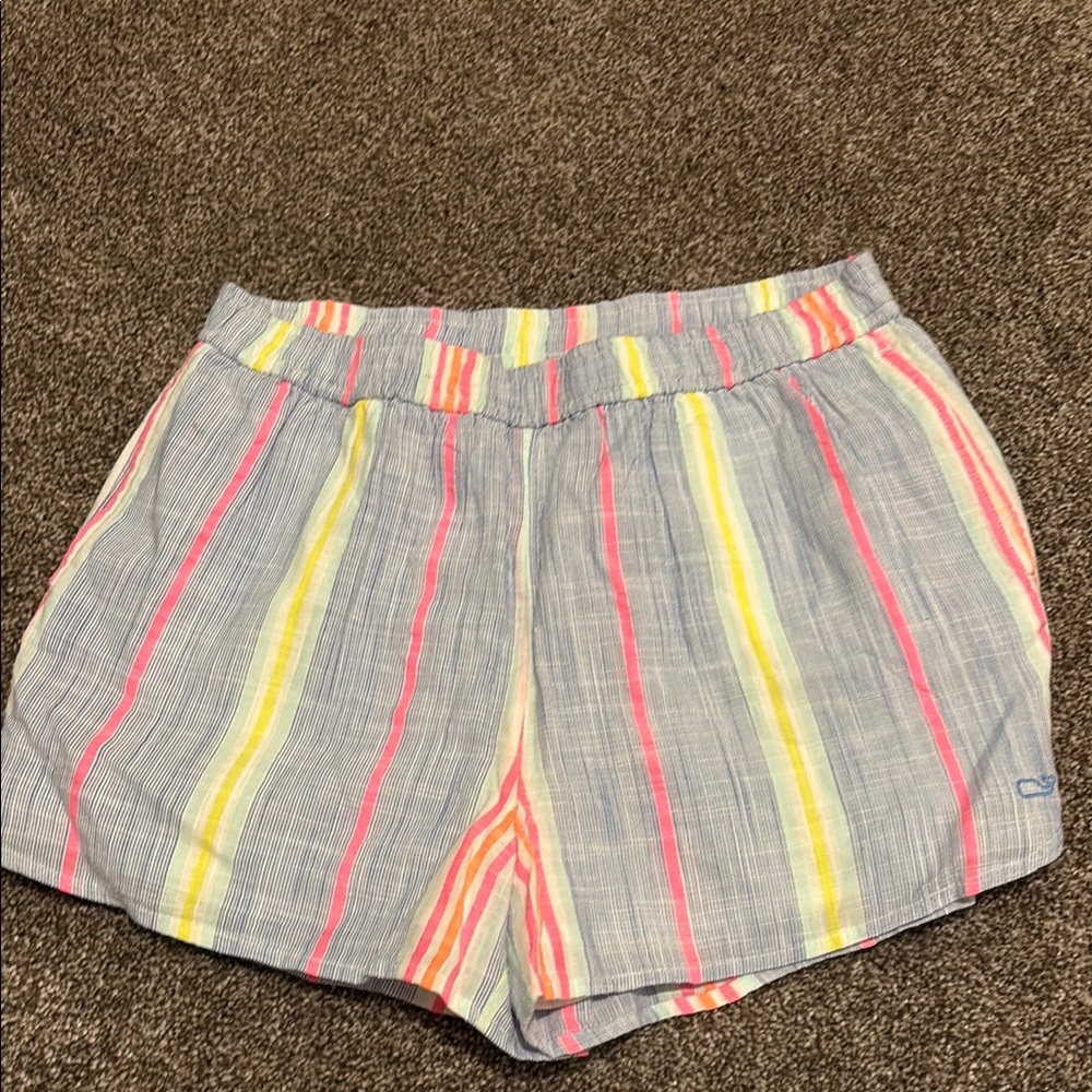 Vineyard Vines Girl Striped Shorts Size YL